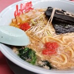 山岡家 - しょう油に豆板醤は合わない