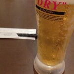 北浜 上海食苑 - ほろ酔いセット　生ビール