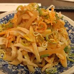 北浜 上海食苑 - ほろ酔いセット　筍とザーサイの和え物