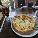 かもだ珈琲 - セットのドリンクは水出しコーヒーを