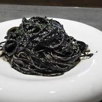 ベルニーニ銀座 - 愛媛県西条産スミイカのイカスミ スパゲティ ベルニーニ銀座 - 愛媛県西条産スミイカのイカスミ スパゲティ