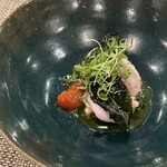 ロテュス - ムール貝 鶏 モロヘイヤ パプリカ