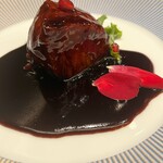 KOBAYASHI - 黒酢の酢豚。宮崎のきなこ豚です