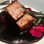 KOBAYASHI - きなこ豚はロースの赤身部位かな。これは抜群に美味しかった