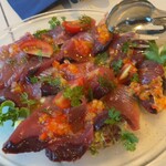 オドーリ・キッチン - カツオのカルパッチョ　1,480円