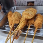 七福神 - 串カツ　•海老 •れんこん •にんにく