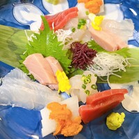 うなぎの新甫 - 刺身二人盛り