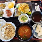 真夢農和 - 真夢農和ランチ　赤飯