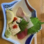 まるは食堂旅館 - ハモが入ったお造り