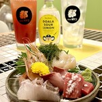 居酒屋 都 - 刺身盛り合わせ5種