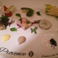 ラ・プロヴァンス - 前菜 パレット・アート・オードブル カラフル春野菜と小前菜の饗宴
