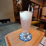 永平寺そば亭 一休 - クリームソーダ♪