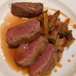 アントニオ デル ポライオーロ - ｛鴨肉｝ソースはもう少し工夫が欲しいところ