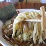 中華そば処 琴平荘 - 平日限定の極太麺(2009.11)
