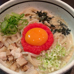 濃厚担々麺はなび - 明太子クリームまぜそば 少なめ 780円