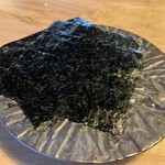 鰻花房 - ご飯の味変にと　海苔