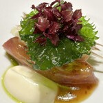 restaurant.m - ランチ全7品コース9,500円(カツオ 根セロリ 茗荷)