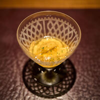 アカ - ガスパチョ　ウニのジュレ