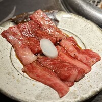 長者町 焼肉 輪心 - 和牛カルビ