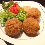 Handmade Hitachi beef minced cutlet