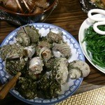 虹河 - サザエ、花っコリー（山口県産）