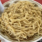 ラーメン もっけだの - 『赤唐味噌中華(食べるラー油付)』の天地返し