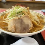 ラーメン もっけだの - 『赤唐味噌中華(食べるラー油付)』の赤唐味噌中華