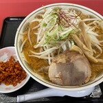 ラーメン もっけだの - 『赤唐味噌中華(食べるラー油付)』
