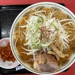 ラーメン もっけだの - 『赤唐味噌中華(食べるラー油付)』