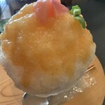 瀬戸内 ひだまり かき氷 - 桃スペシャル