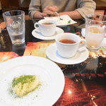 Pasutakorekushonhausudougetsu - 2014/04 道月ﾗﾝﾁ(1,500円) 抹茶ﾃｨﾗﾐｽ&ﾌﾚﾊﾞｰﾃｨｰ