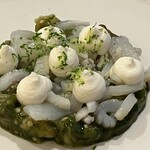 NALA - ヤリイカと夏野菜 自家製チーズの冷製