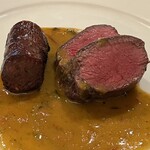 NALA - 犀川産夏鹿のロースと自家製チョリソーの薪焼き カフェドパリバターソース