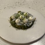 NALA - 前菜②ヤリイカと夏野菜 自家製チーズの冷製