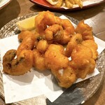 蛸焼とおでん 友の - タコの唐揚げ
