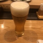 牛タンの笑や - 生ビール：キリン一番搾
