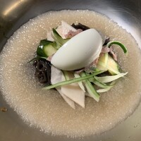 焼肉冷麺 ユッチャン 北新地店 - 葛(くず)冷麺@1,300円