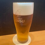 季節料理 よし野 - 生ビール