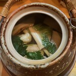 季節料理 よし野 - 土瓶蒸し中身