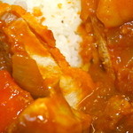 喜楽 - カツは柔らかで熱々でした。