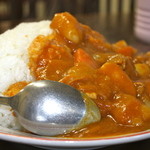 喜楽 - カツカレー 横反対側から