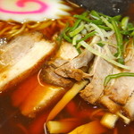 喜楽 - 叉焼は肉質も美味しく変わり4枚に増量になりました。