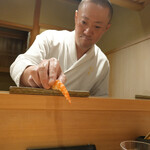 東麻布 天本 - 車海老