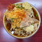 肉めん 肉めし すず気 - 肉めん720円（中盛無料、コールは全部）