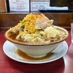 肉めん 肉めし すず気 - 肉めん720円（中盛無料、コールは全部）