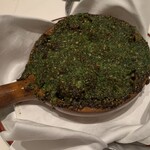 ヌガ - つぶ貝のブルギニヨンバター焼き