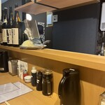 黒豚とんかつ ほり壱 - カウンター席