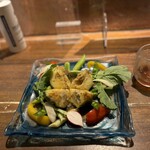 蔵人厨 ねのひ 名古屋駅前店 - 丸茄子と夏野菜の甘酢あん