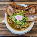 焼豚中華そば 啜る - 焼豚中華そば(焼豚2枚)