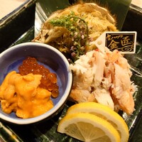 豊鮨 - 毛蟹の半身をいただきました